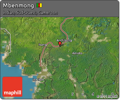 Satellite Map of Mbenmong
