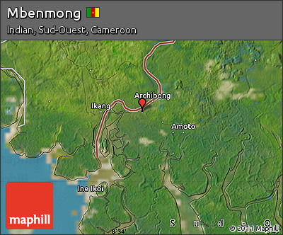 Satellite Map of Mbenmong