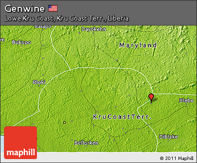 Physical 3D Map of Genwine