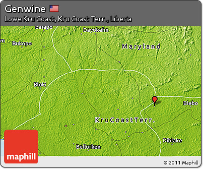 Physical 3D Map of Genwine