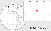 Blank Location Map of the area around 4° 53' 57" N, 90° 52' 30" W