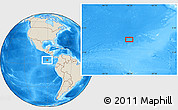 Shaded Relief Location Map of the area around 4° 53' 57" N, 90° 52' 30" W