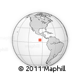 Outline Map of the Area around 4° 53' 57" N, 95° 7' 30" W, rectangular outline