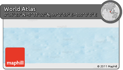 Physical Panoramic Map of the Area around 4° 53' 57" N, 99° 31' 30" E