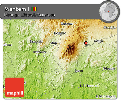 Physical 3D Map of Mantem I