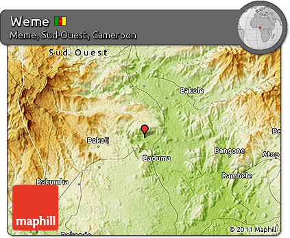 Physical 3D Map of Weme