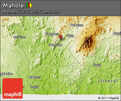 Physical 3D Map of Mahole