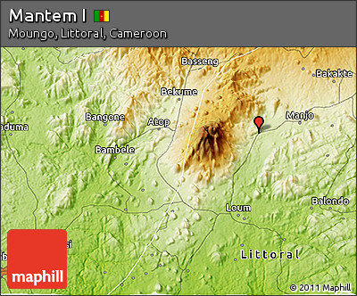 Physical 3D Map of Mantem I
