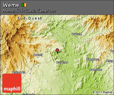 Physical 3D Map of Weme