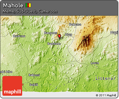 Physical 3D Map of Mahole