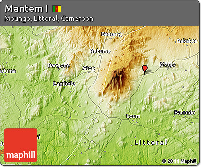 Physical 3D Map of Mantem I