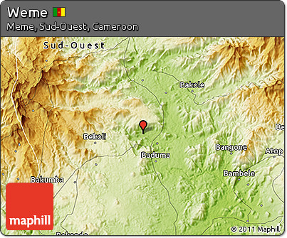 Physical 3D Map of Weme