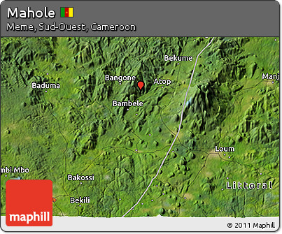 Satellite 3D Map of Mahole