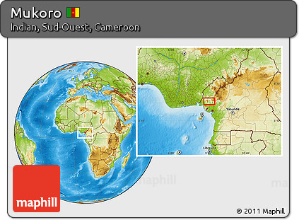 Physical Location Map of Mukoro
