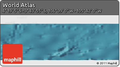 Satellite Panoramic Map of the Area around 4° 1' 30" S, 106° 10' 30" W