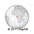 Outline Map of the Area around 4° 1' 30" S, 10° 16' 30" E, rectangular outline