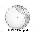 Outline Map of the Area around 4° 1' 30" S, 116° 22' 30" W, rectangular outline