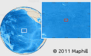 Shaded Relief Location Map of the area around 4° 1' 30" S, 134° 13' 29" W