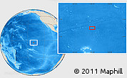 Shaded Relief Location Map of the area around 4° 1' 30" S, 139° 19' 29" W