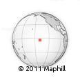 Outline Map of the Area around 4° 1' 30" S, 139° 19' 29" W, rectangular outline