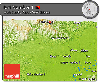 Physical 3D Map of Iuri Number 1