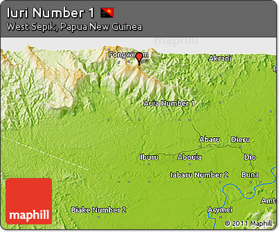 Physical 3D Map of Iuri Number 1