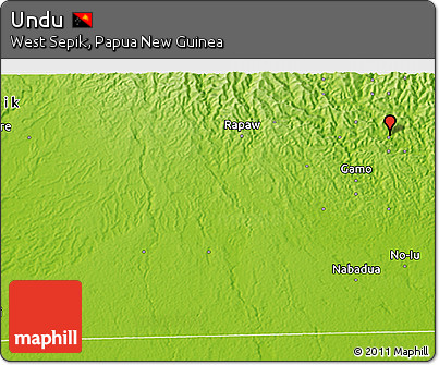 Physical 3D Map of Undu