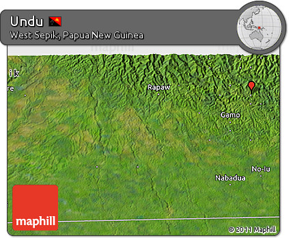 Satellite 3D Map of Undu