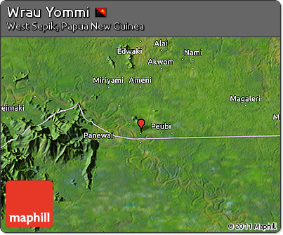 Satellite 3D Map of Wrau Yommi