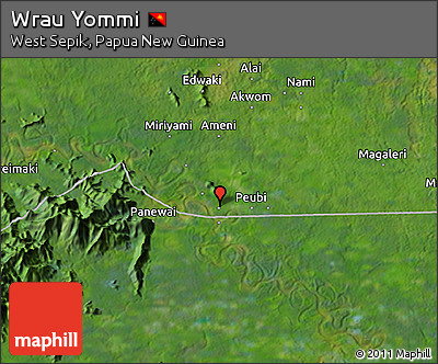 Satellite 3D Map of Wrau Yommi