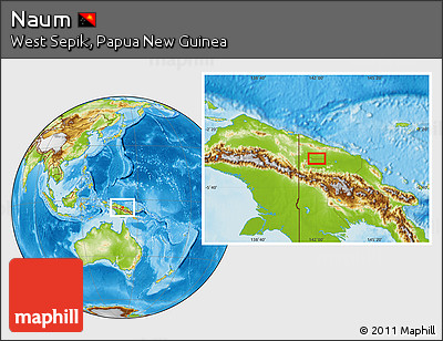Physical Location Map of Naum