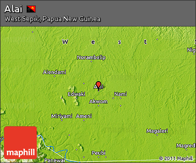 Physical Map of Alai