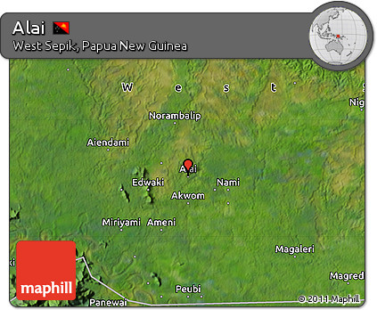 Satellite Map of Alai