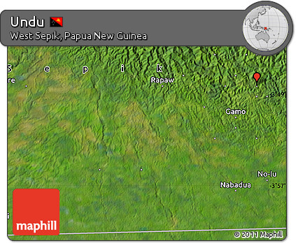 Satellite Map of Undu