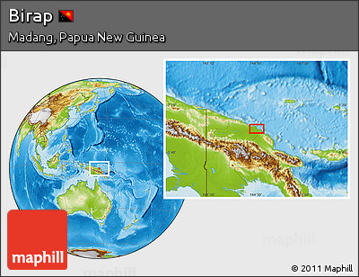 Physical Location Map of Birap