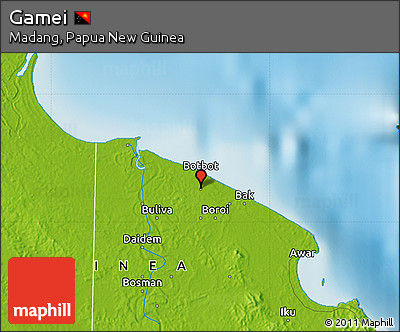 Physical Map of Gamei