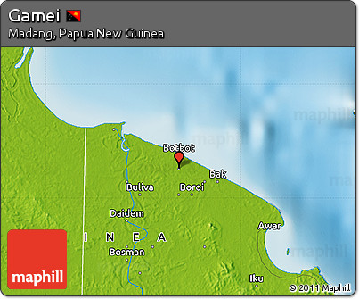 Physical Map of Gamei