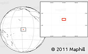 Blank Location Map of the area around 4° 1' 30" S, 146° 58' 29" W