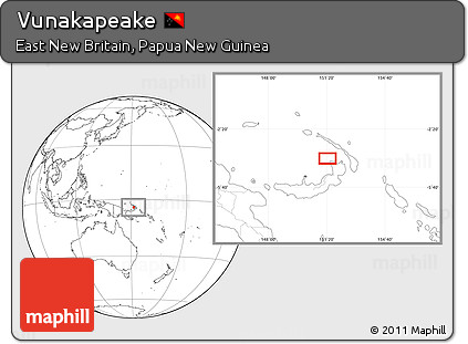 Blank Location Map of Vunakapeake