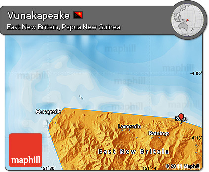 Political Map of Vunakapeake