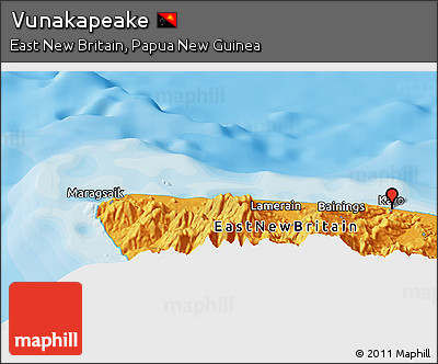 Political Panoramic Map of Vunakapeake