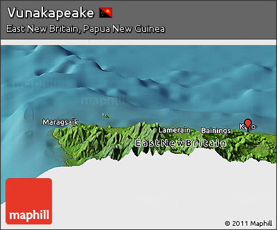 Satellite Panoramic Map of Vunakapeake