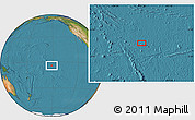 Satellite Location Map of the area around 4° 1' 30" S, 151° 13' 29" W