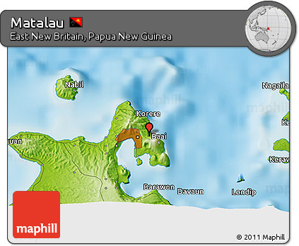 Physical 3D Map of Matalau