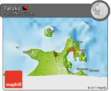 Physical 3D Map of Tatoko