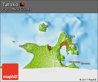 Physical 3D Map of Tatoko