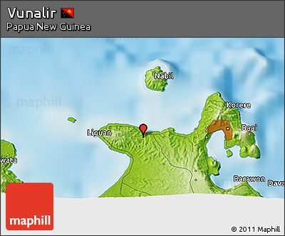Physical 3D Map of Vunalir
