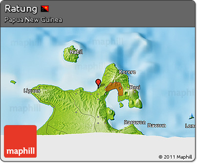 Physical 3D Map of Ratung