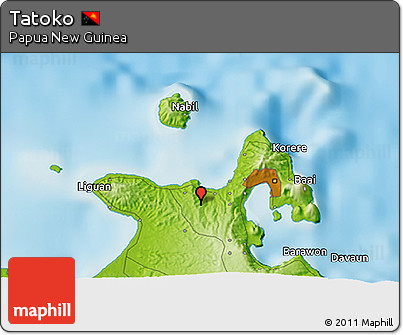 Physical 3D Map of Tatoko