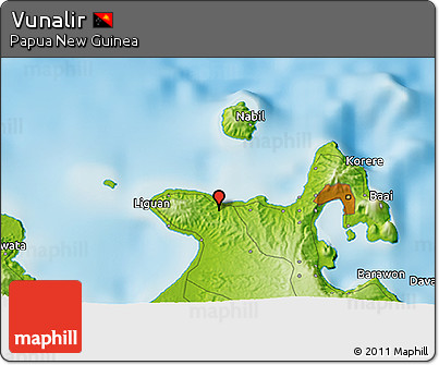 Physical 3D Map of Vunalir